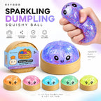 Sparkling Dumpling Squishy Ball — Squeeze, Play, Repeat