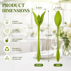 Rose Bud Napkin Holder Set
