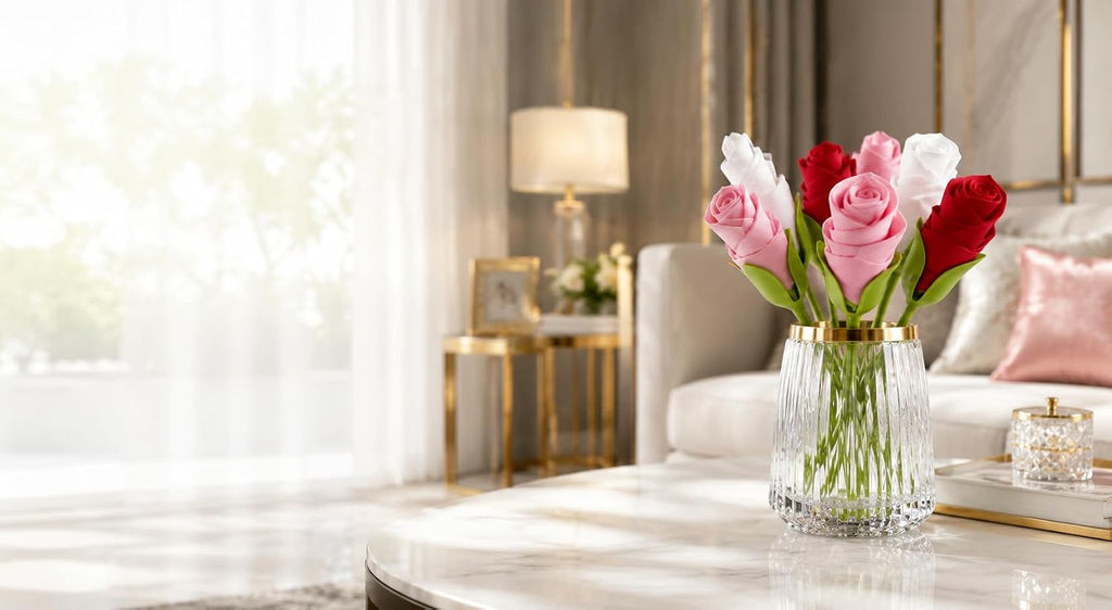 Rose Bud Napkin Holder Set