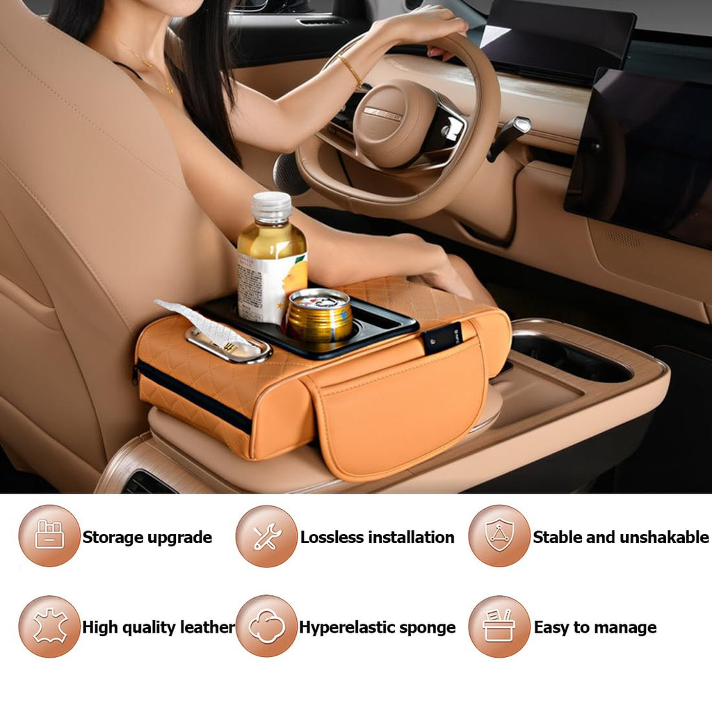 5-in-1 Car Console Organizer