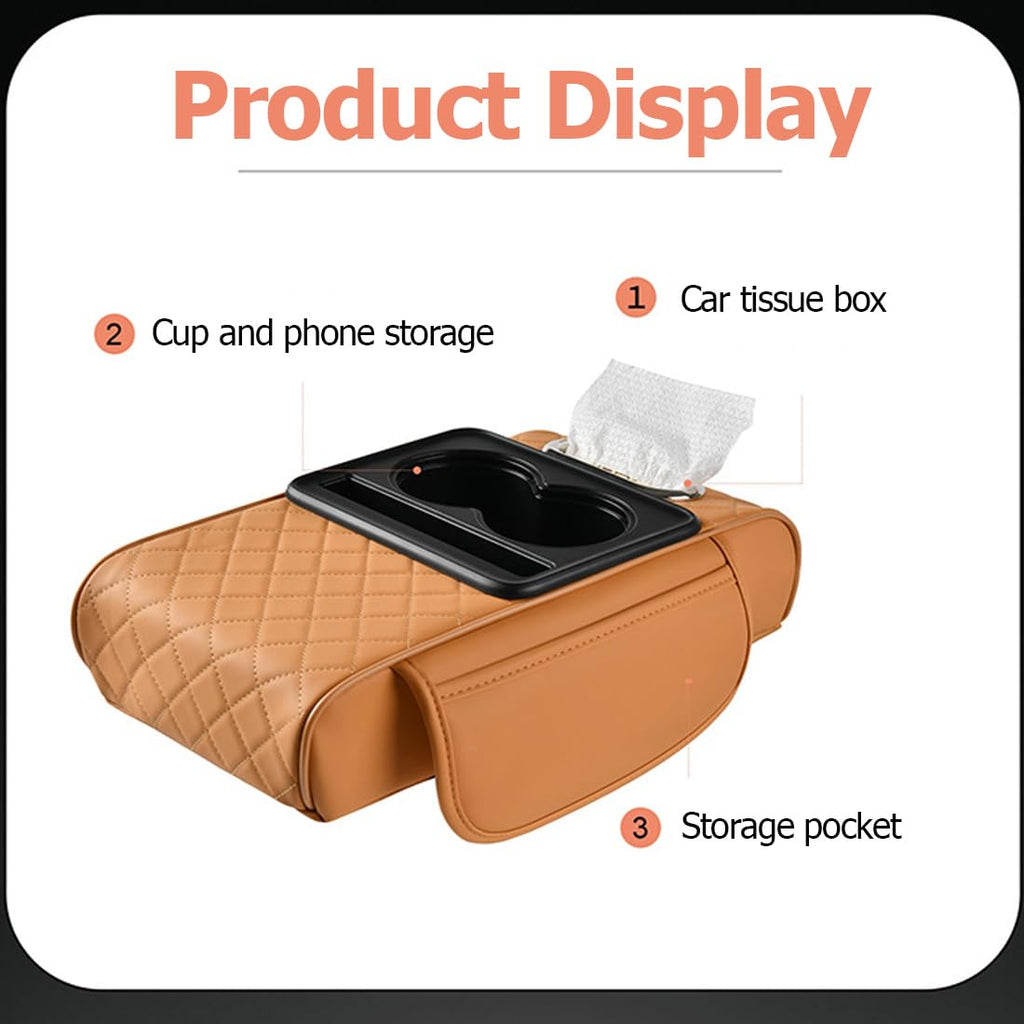 5-in-1 Car Console Organizer