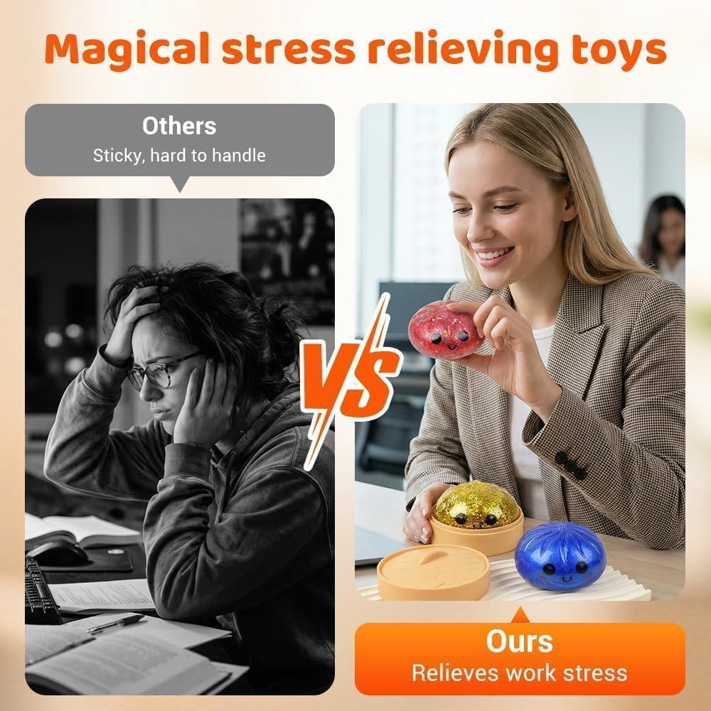 Cute Dumpling Stress Relief Ball