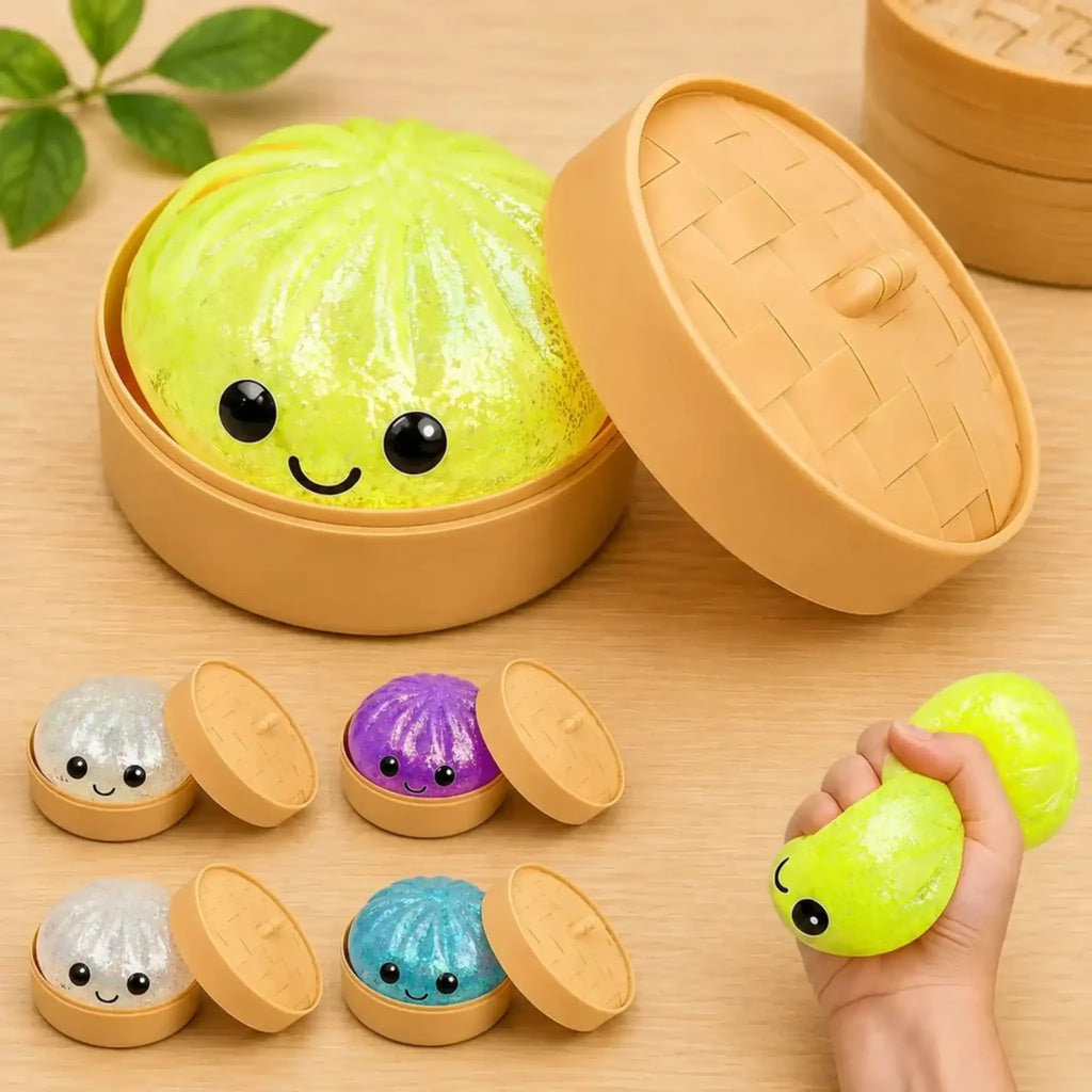 Sparkling Dumpling Squishy Ball — Squeeze, Play, Repeat