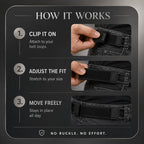 Tactical Buckle-Less Invisible Belt