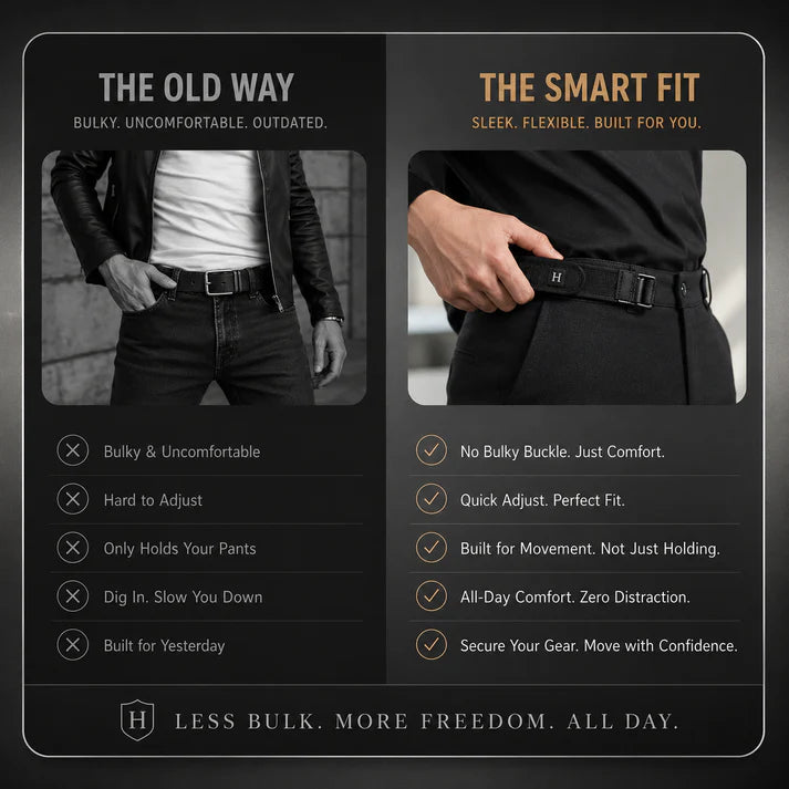 Tactical Buckle-Less Invisible Belt